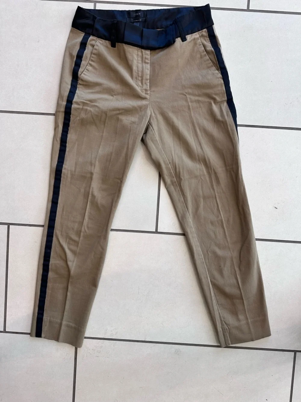 Women’s slacks with ribbon trim